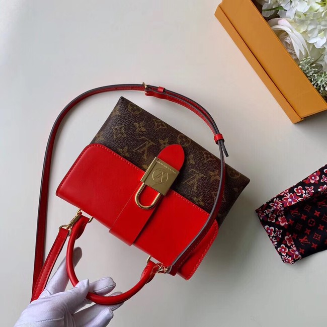 Louis vuitton original LOCKY BB M44080 Coquelicot