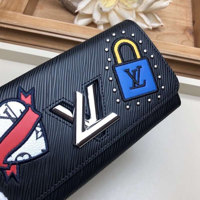 Louis Vuitton TWIST WALLET M63456 black