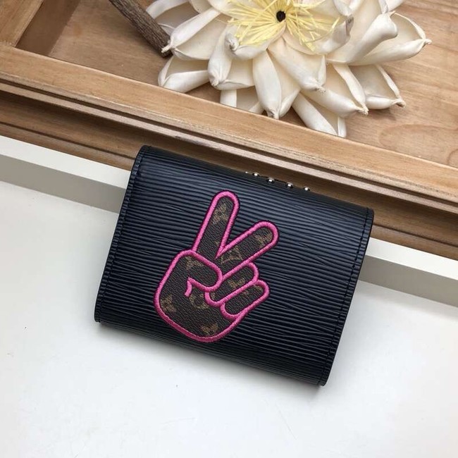 Louis Vuitton VICTORINE WALLET M63325 black