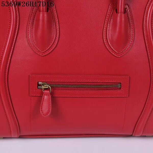 Celine Luggage Micro Tote Bag CLY5369 Red