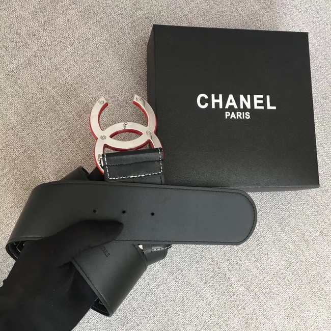 Chanel Wide leather belt with 53 mm CC4269 black