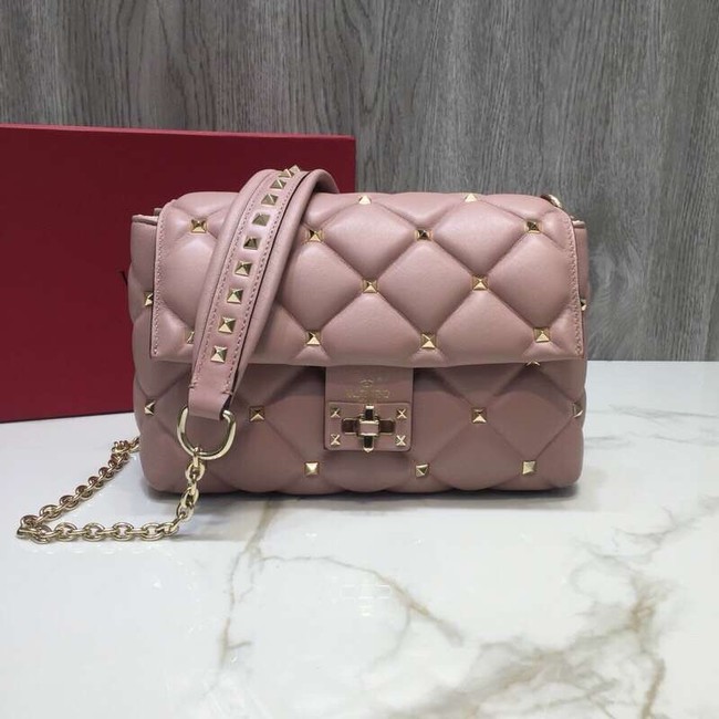 VALENTINO Candy quilted leather cross-body bag 0072 pink