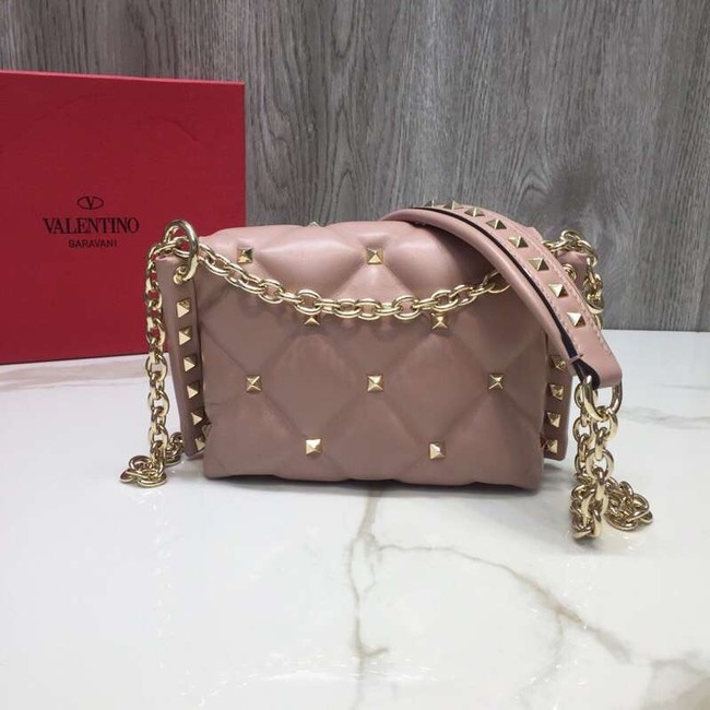 VALENTINO Candy quilted leather cross-body bag 0073 pink