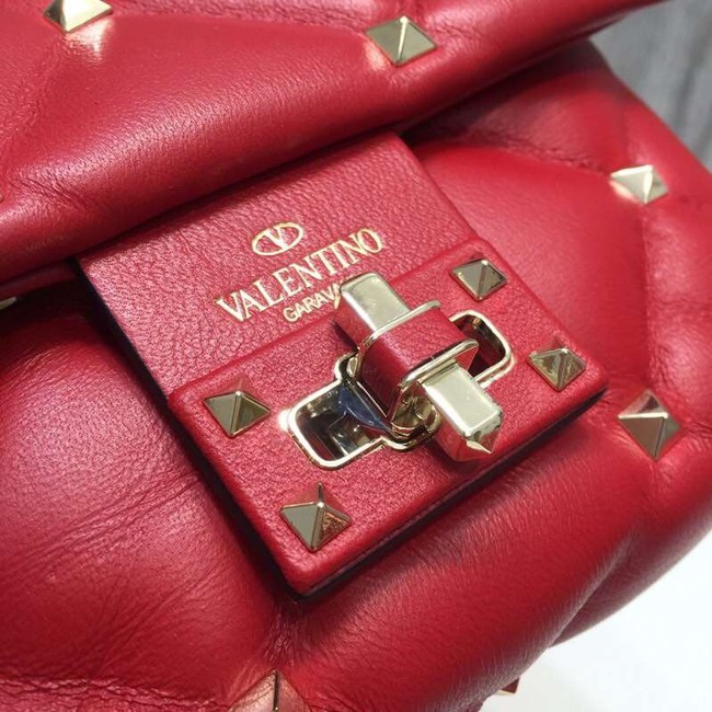 VALENTINO Candy quilted leather cross-body bag 0073 red