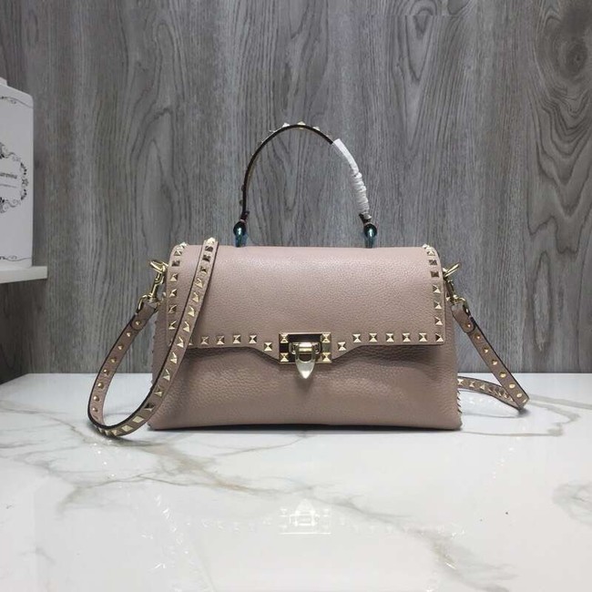 VALENTINO Rockstud leather tote bag V0094 PINK