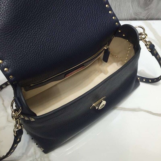 VALENTINO Rockstud leather tote bag V0094 black