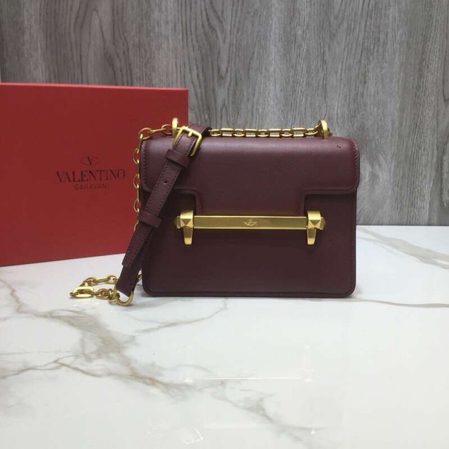 VALENTINO Uptown shoulder bag 3196 dark red