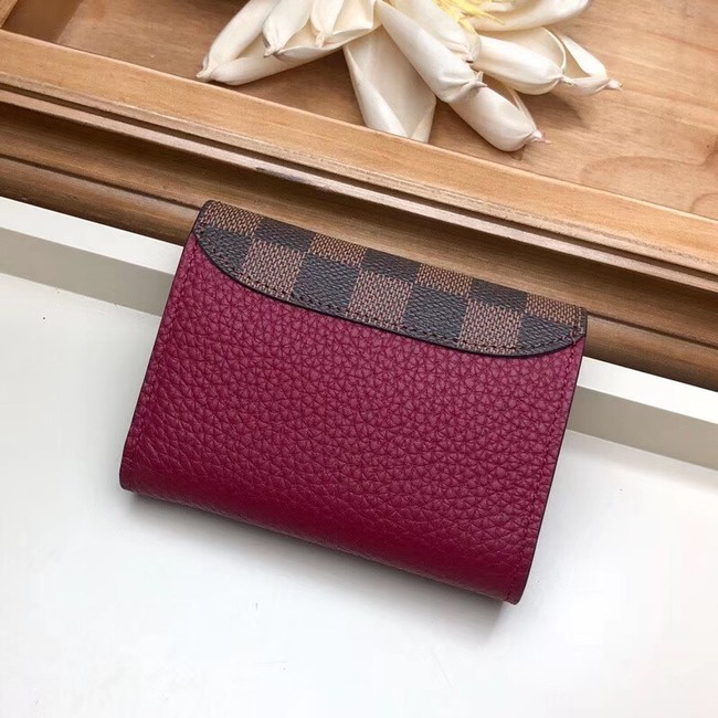 Louis Vuitton CROISETTE COMPACT WALLET N60208 Lie De Vin