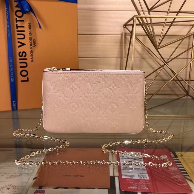 Louis Vuitton POCHETTE DOUBLE ZIP M63919 Beige Dore