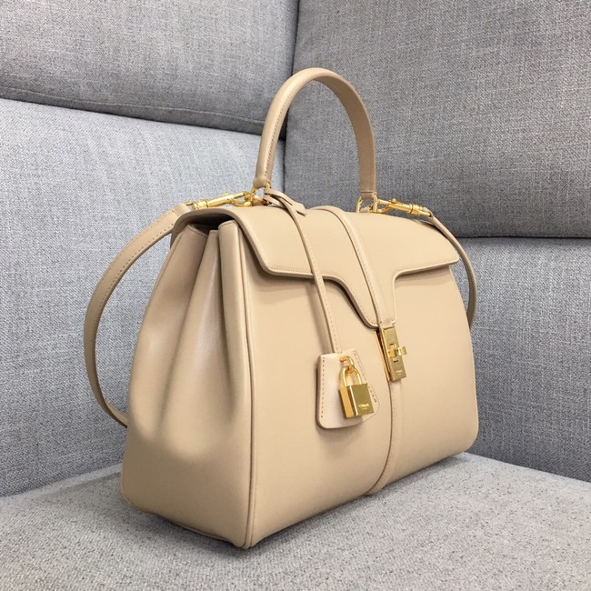 CELINE MEDIUM 16 BAG IN SATINATED CALFSKIN 187373 BEIGE