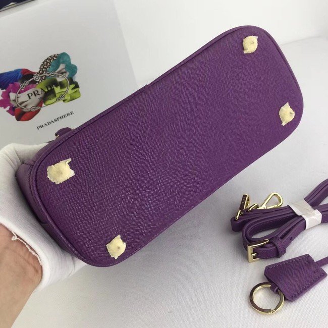 Prada Galleria Small Saffiano Leather Bag BN2316 purple