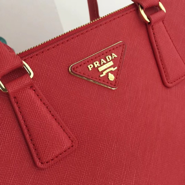 Prada Galleria Small Saffiano Leather Bag BN2316 red