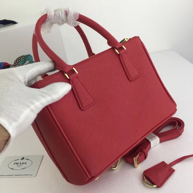 Prada Galleria Small Saffiano Leather Bag BN2316 red