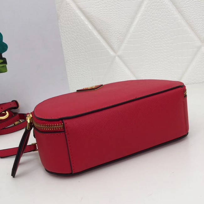 Prada Odette Saffiano leather bag 1BH123 red