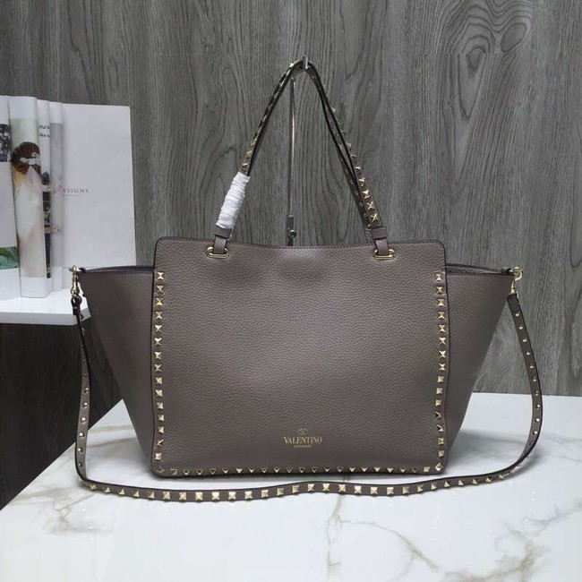 VALENTINO Rockstud large tote 0973 grey