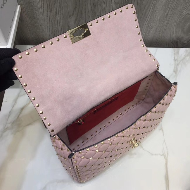 VALENTINO Quilted leather shoulder bag 96593 pink