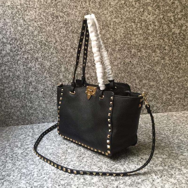 VALENTINO Rockstud medium tote 0972 black