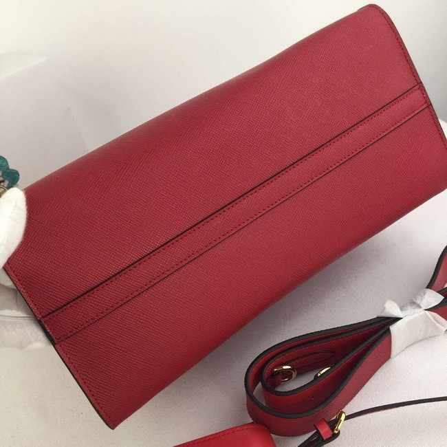 Prada Calfskin Leather Shoulder Bag 1BA155-1 red