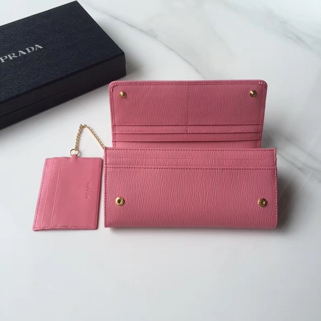 Prada Leather Wallet 1MH132 pink