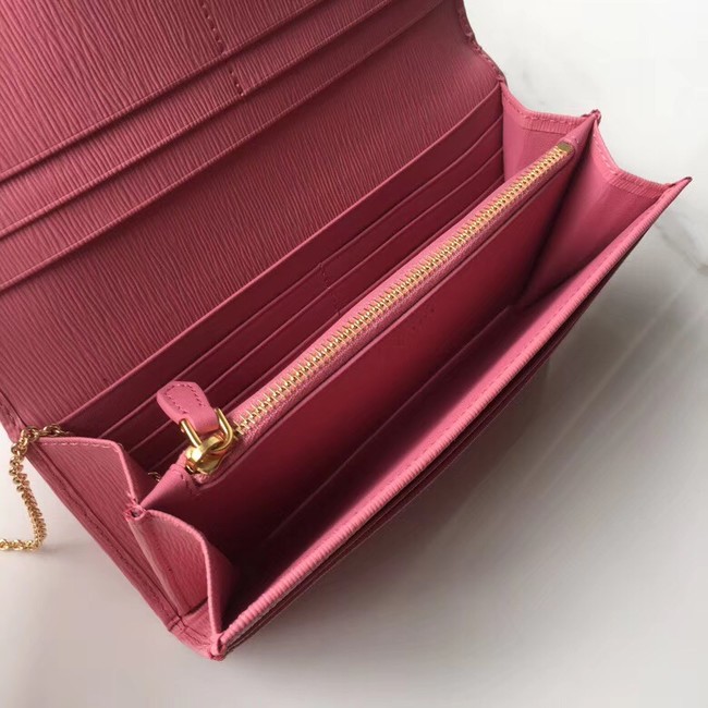 Prada Leather Wallet 1MH132 pink