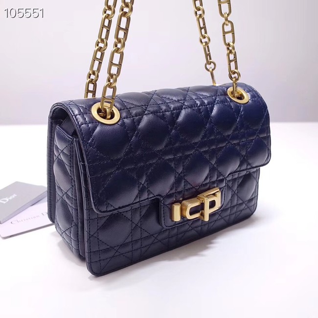 Dior MISS DIOR BAG IN BLUE LAMBSKIN M0250C