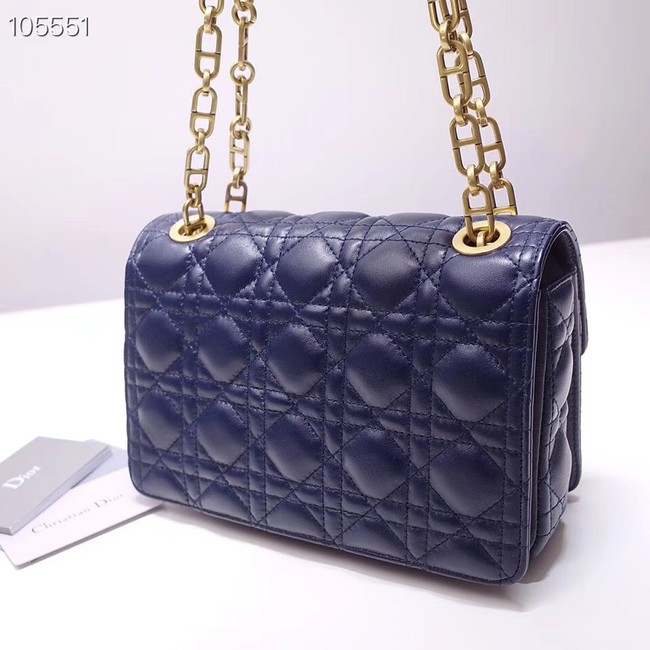 Dior MISS DIOR BAG IN BLUE LAMBSKIN M0250C