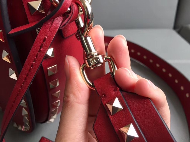 VALENTINO leather shoulder bag 0781 red