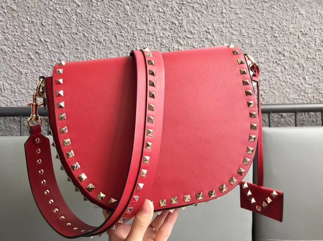 VALENTINO leather shoulder bag 0781 red