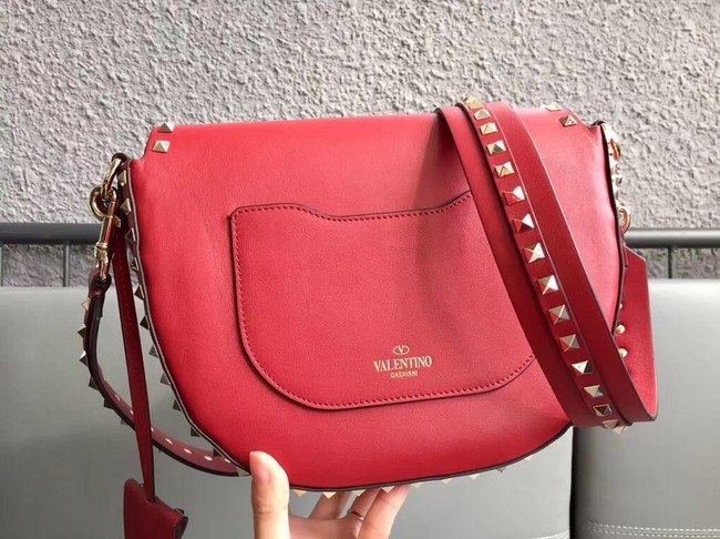 VALENTINO leather shoulder bag 0781 red