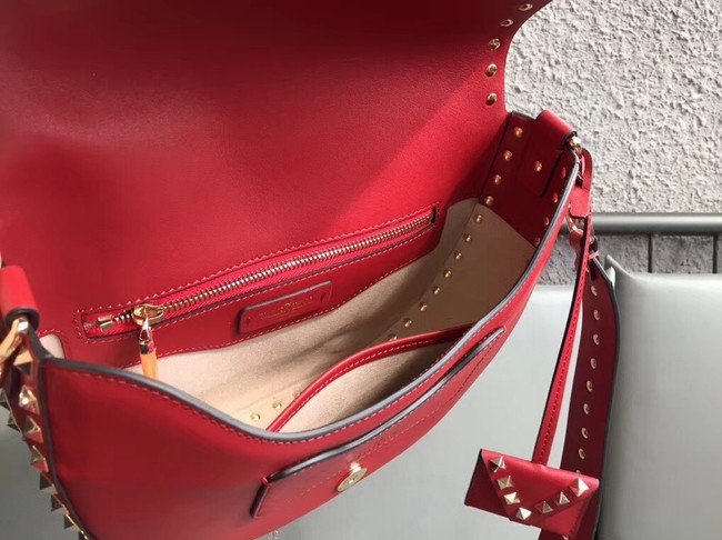 VALENTINO leather shoulder bag 0781 red