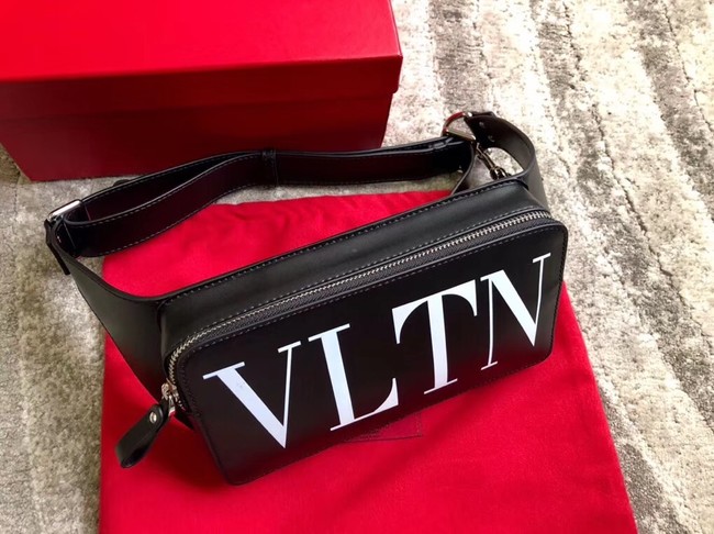 VALENTINO leather belt bag 0056 black