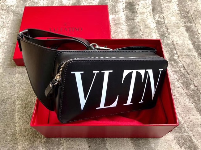 VALENTINO leather belt bag 0056 black