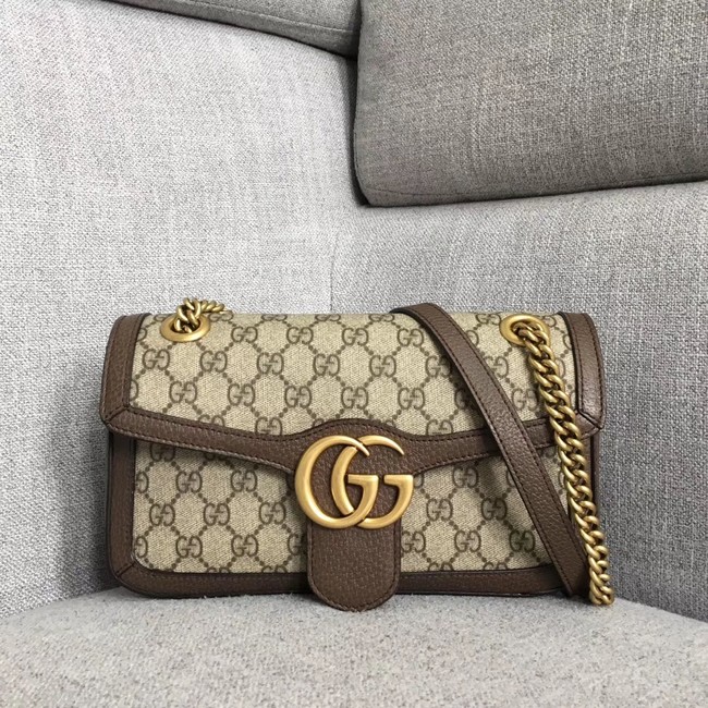 Gucci Ophidia GG Supreme small shoulder bag 443497 brown