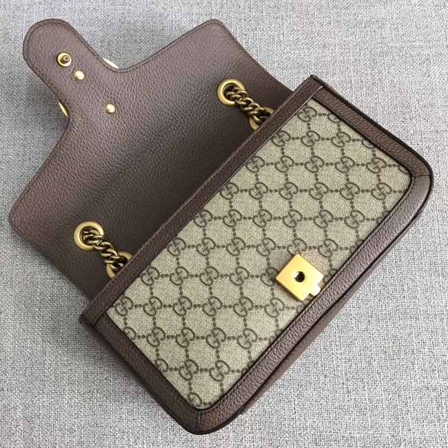 Gucci Ophidia GG Supreme small shoulder bag 443497 brown