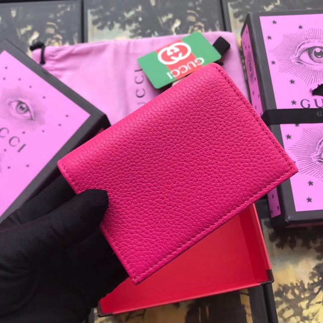 Gucci Leather card case 456126 rose