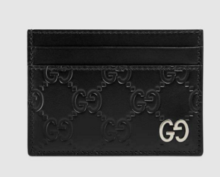 Gucci Signature card case 473927 black