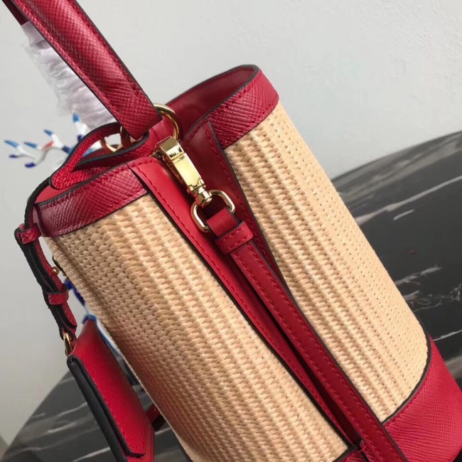 Prada Double Medium bag 1BA210 red