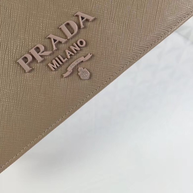 Prada Saffiano leather shoulder bag 1BP012-2 apricot