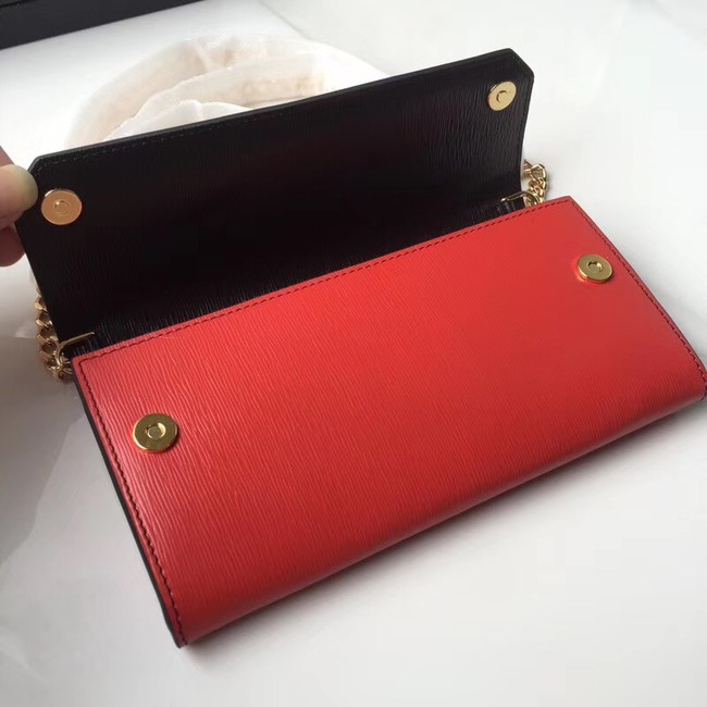 Prada leather mini-bag 1DH002 red&black