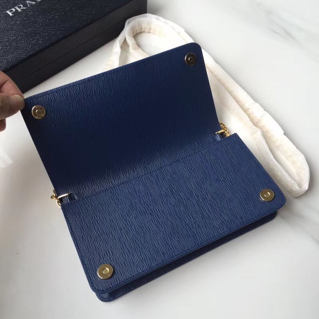 Prada leather mini-bag 1DH044 blue