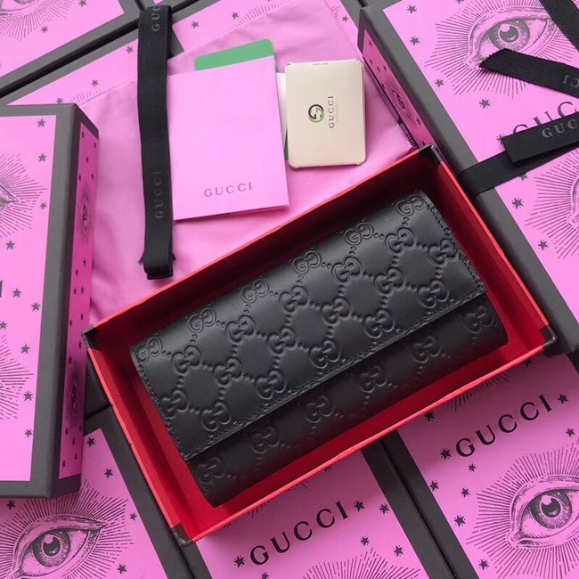 Gucci Calf leather Wallet 410100 black