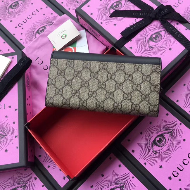 Gucci GG Supreme wallet 410100 black