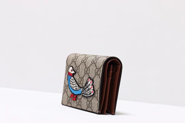 Gucci Ophidia GG card case 456866 bird