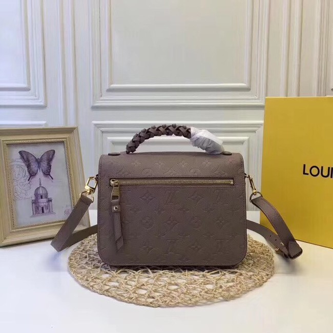 Louis vuitton original mongram empreinte POCHETTE METIS M43941 GREY