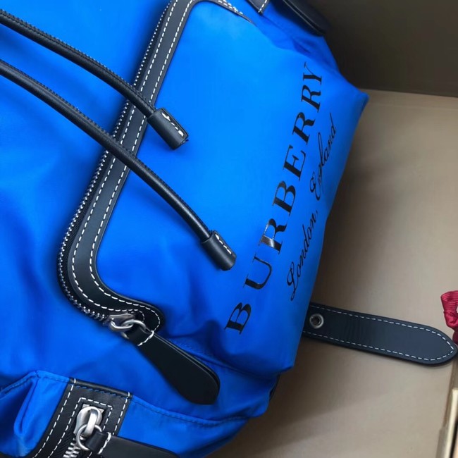 BURBERRY nylon backpack 48791 light blue