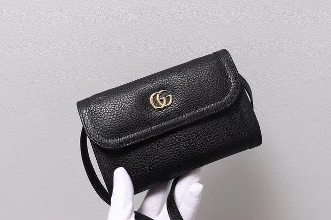 Gucci GG Marmont small shoulder bag 497984 black