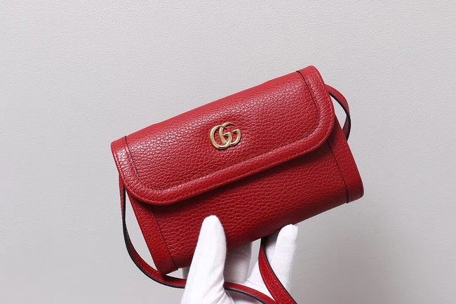 Gucci GG Marmont small shoulder bag 497984 red