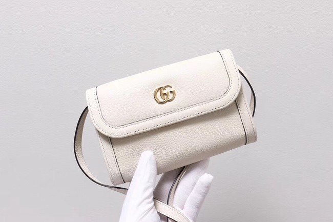 Gucci GG Marmont small shoulder bag 497984 white