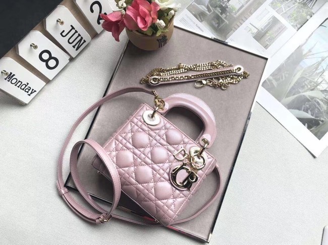 MINI LADY DIOR-TAS VAN LAMSLEER M15P pink