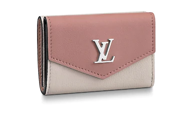 Louis Vuitton LOCKMINI WALLET M63978 ROSE BALLET BLANC MAITO NOIR